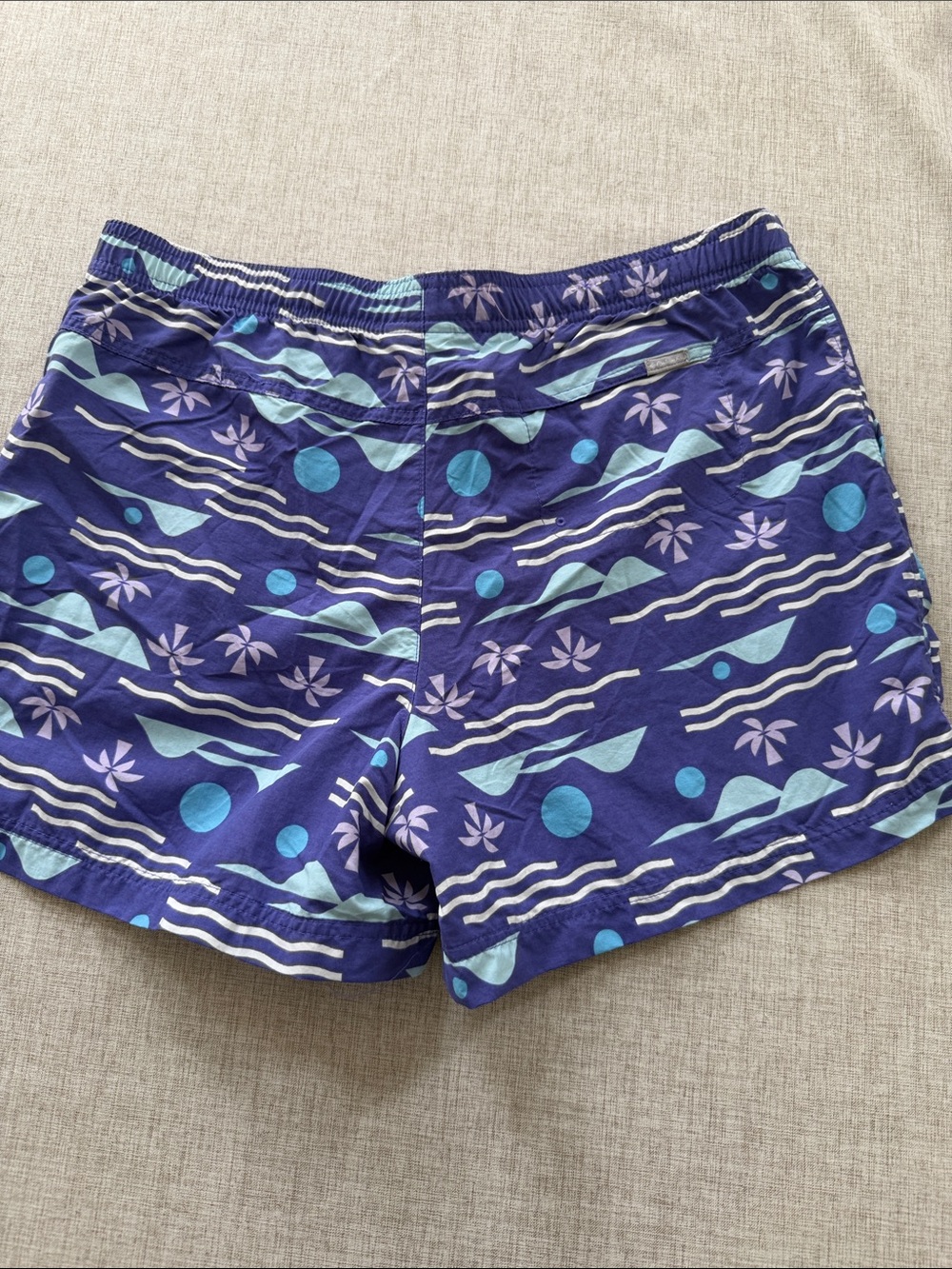 COLUMBIA Shorts Women's Large Sandy River II Printed Swim Shorts 5" colorful - Picture 4 of 13